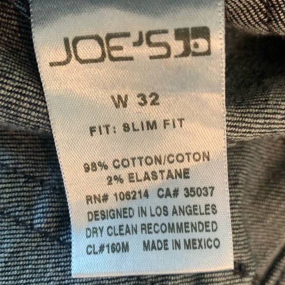 Joe’s Jeans Slim Fit 32x34 - Picture 7 of 8